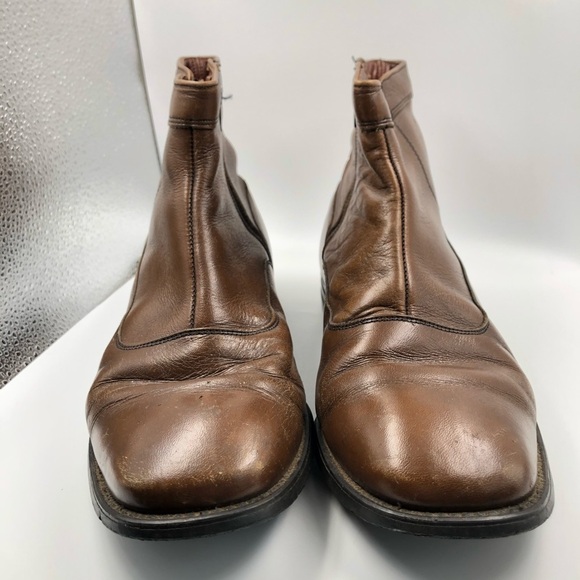 O\'Sullivan Men\'s Boot Shoe Brown Leather Zip 8.5 main image 7